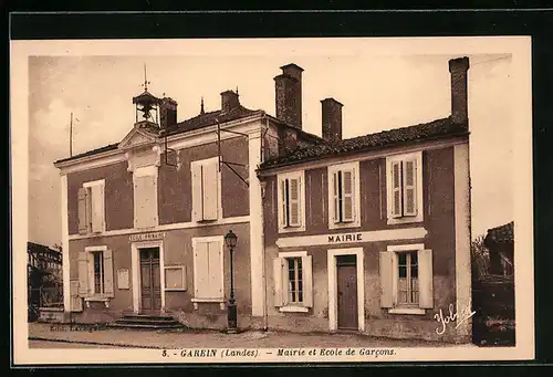 AK Garein, Mairie et Ecole de Garcons