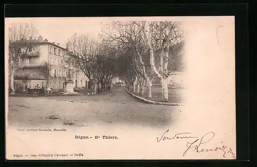AK Digne, Boulevard Thiers