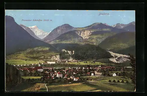 AK Bludenz, Partie mit Panueler Schrofen