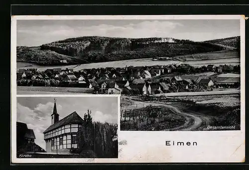 AK Eimen, Gesamtansicht, Kirche