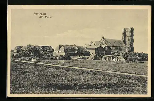 AK Pellworm, Alte Kirche u. Ruine