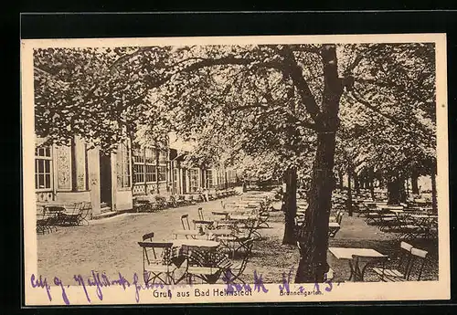 AK Bad Helmstedt, Gasthaus Brunnengarten