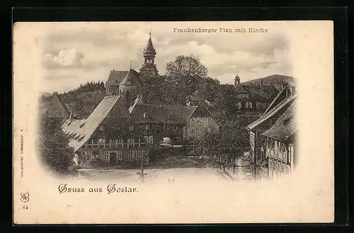 AK Goslar, Frankenberger Plan mit Kirche