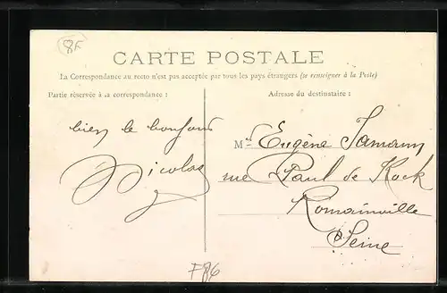 AK Poitiers, La Rue Carnot, Le Cercle Militaire