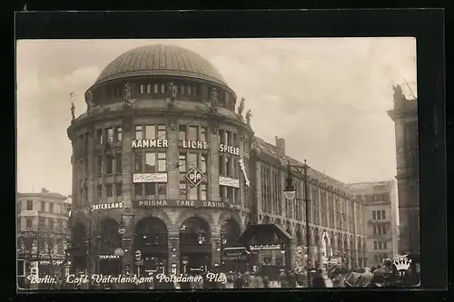 AK Berlin, Café Vaterland am Potsdamer Platz