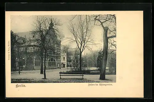 AK Berlin, Zelten im Tiergarten