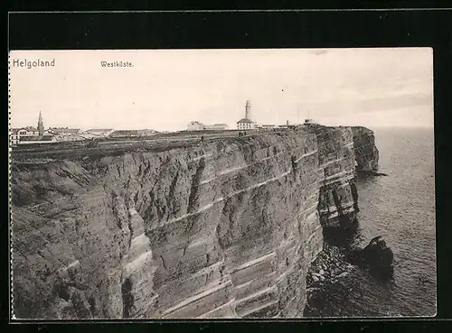 AK Helgoland, Partie an der Westküste