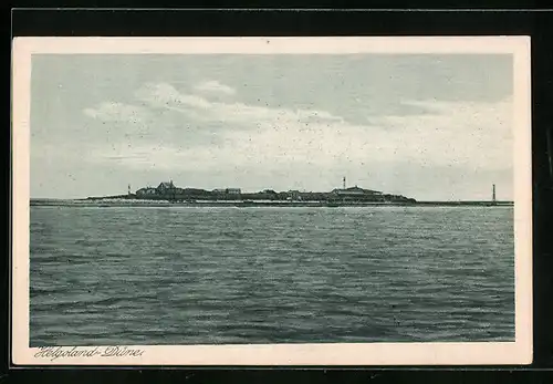 AK Helgoland, Blick von der Düne