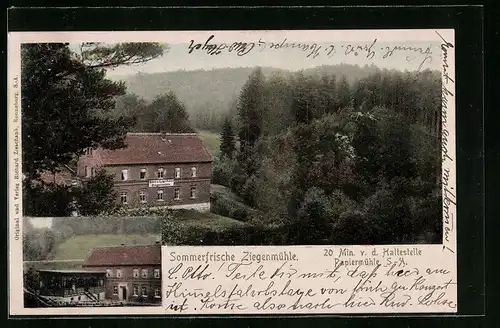 AK Schleifreisen, Gasthaus und Sommerfrische Ziegenmühle