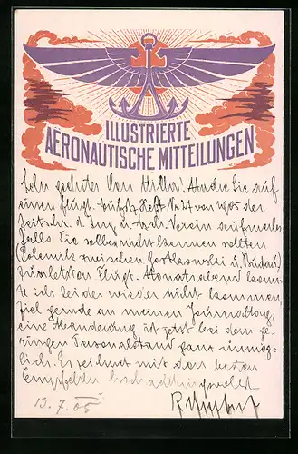 AK Illustrierte Aeronautische Mitteilungen, Zeitung
