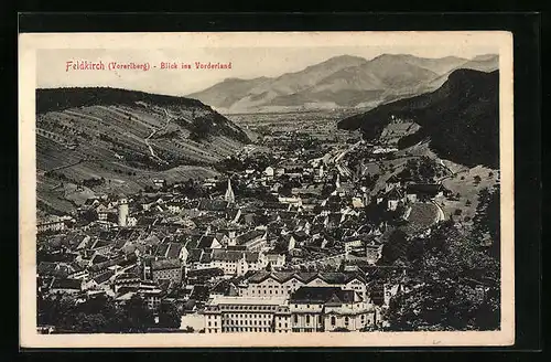 AK Feldkirch, Blick ins Vorderland