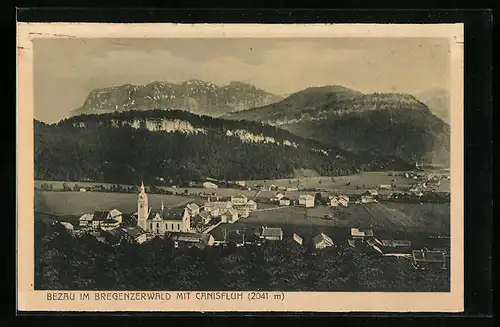 AK Bezau, Panorama mit Canisfluh