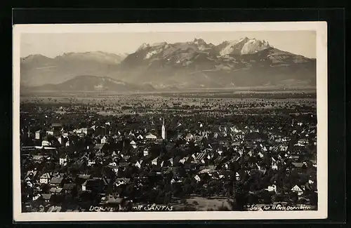 AK Dornbirn, Gesamtansicht mit Säntis