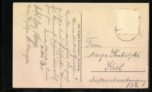 AK Hamburg-Rodenbek, Rodenbecker Quellental mit Hotel