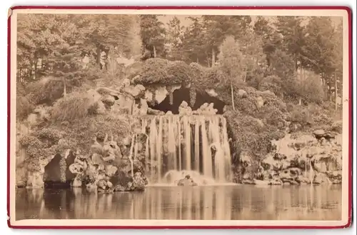 Fotografie Debitte & Herve, Paris, Ansicht Paris, Cascade du Bois de Boulogne
