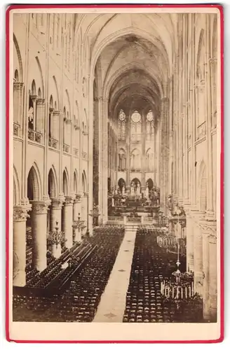 Fotografie Debitte & Herve, Paris, Ansicht Paris, Interieur de la Eglise Notre Dame