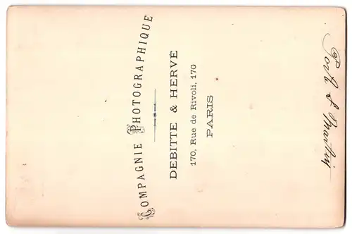 Fotografie Debitte & Herve, Paris, Ansicht Paris, vue de Port St. Martin avec Coche