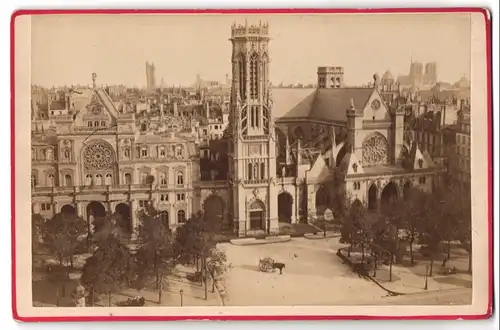 Fotografie Debitte & Herve, Paris, Ansicht Paris, vue de la Eglise St. Germain l`Auxerrios