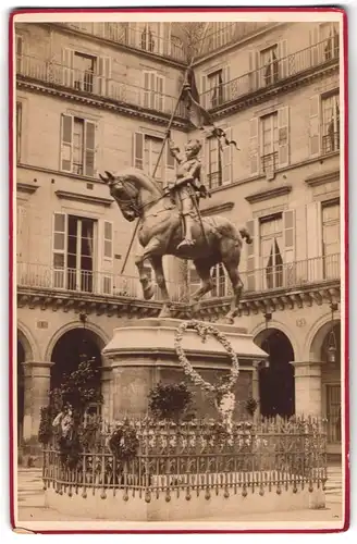 Fotografie Debitte & Herve, Paris, Ansicht Paris, Statue de Jeanne d`Arc