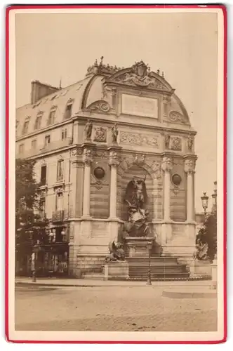 Fotografie Debitte & Herve, Paris, Ansicht Paris, Fontaine St. Michel