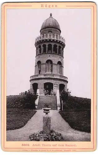 Fotografie Römmler & Jonas, Dresden, Ansicht Bergen auf Rügen, Blick auf den Arntdt Turm auf dem Rugard