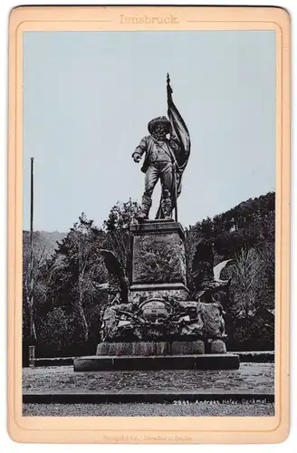 Fotografie Stengel & Co., Dresden, Ansicht Innsbruck, Blick auf das Andreas Hofer Denkmal