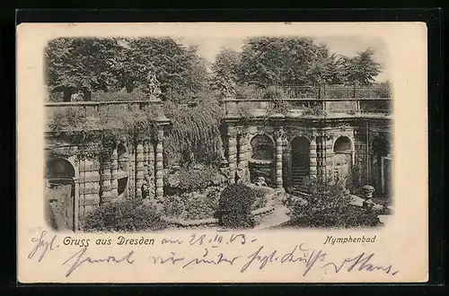 AK Dresden, Nymphenbad