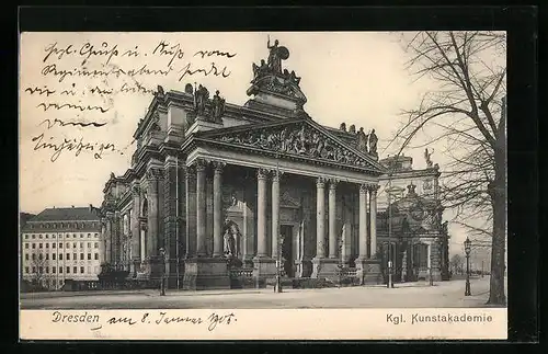 AK Dresden, Kgl. Kunstakademie