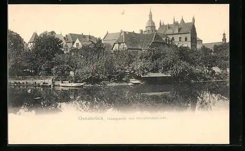AK Osnabrück, Hasepartie mit Ursulinenkloster