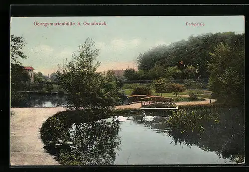 AK Georgsmarienhütte / Osnabrück, Parkpartie