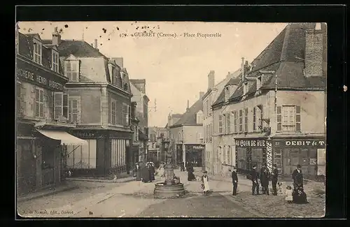 AK Guéret, Place Picquerelle