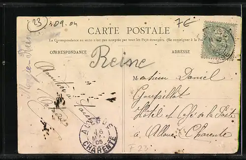 AK Guéret, Place Picquerelle