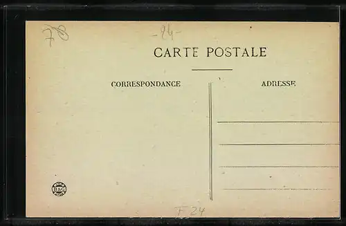 AK Ribérac, Rue de l'Hotel-de-Ville