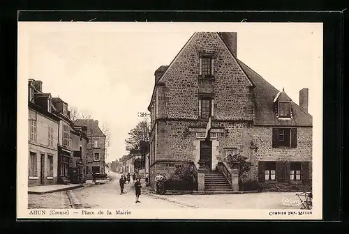 AK Ahun, Place de la Mairie