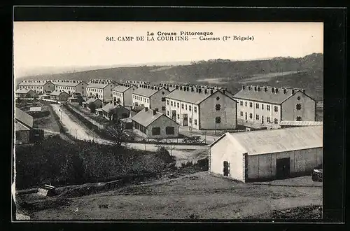 AK Camp de la Courtine, Casernes 1. Brigade