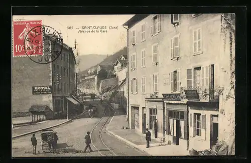 AK Saint-Claude, Avenue de la Gare