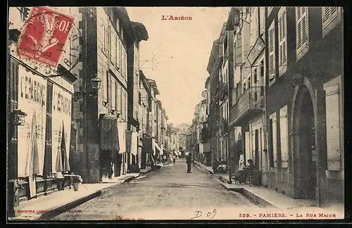 AK Pamiers, la Rue Major