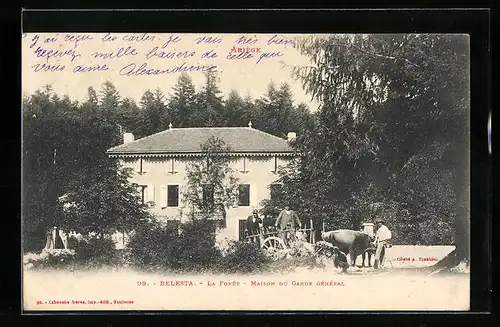 AK Belesta, la Foret, Maison du Garde Général