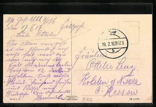 AK Sissonne, Franz. Militärlager, Blick auf die Kasernen