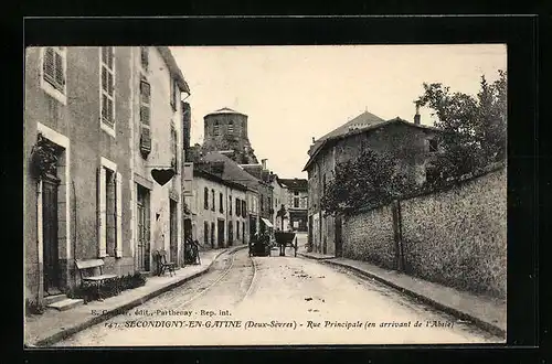 AK Secondigny-en-Gatine, Rue Principale