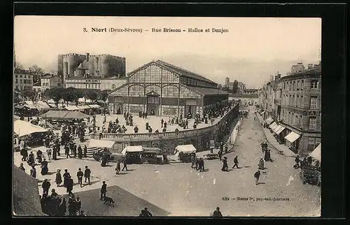 AK Niort, Rue Brison, Halles et Donjon