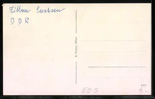 AK Zittau, an der Blumenuhr