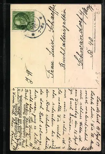 AK Isabelle Prinzessin von Bayern mit ihren Kindern