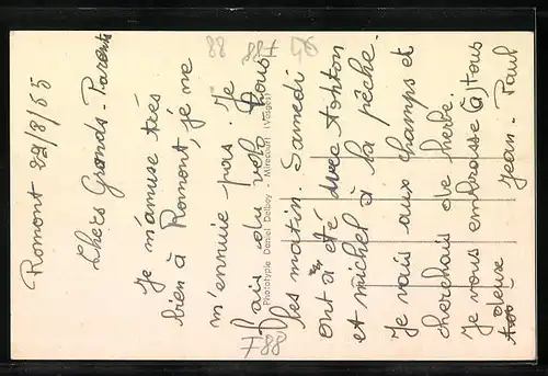 AK Romont, Vue générale, Côté sud