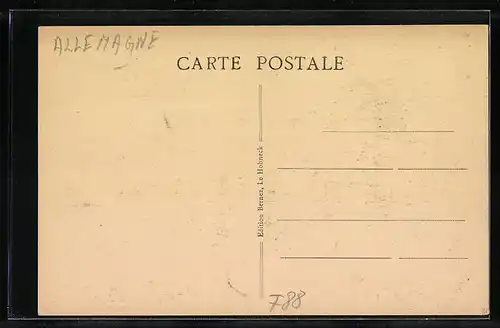 AK Le Hohneck, Plus de frontière, Batteriekopf, Rothenbach, La Bresse