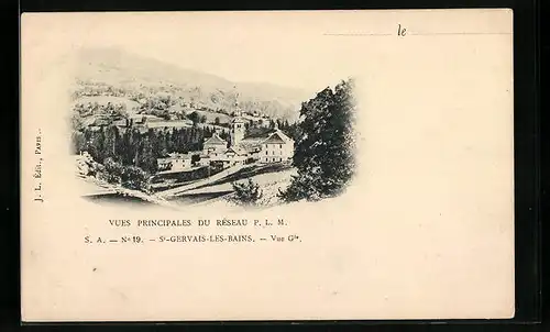 AK St-Gervais-les-Bains, Vue Générale