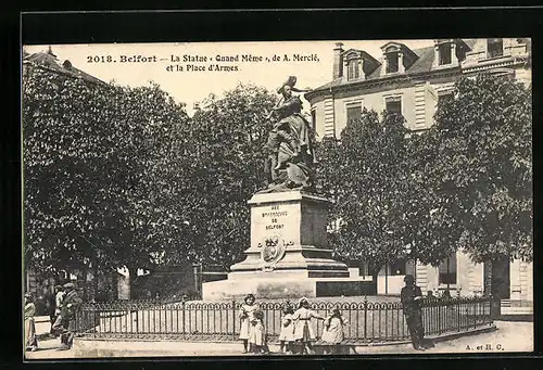 AK Belfort, La Statue Quand Même et la Place d`Armes