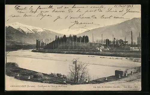 AK Chamousset, Confluent de l`Arc et de l`Isère