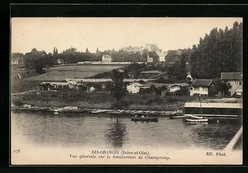 AK Ris-Orangis, Vue generale sur le Sanatorium