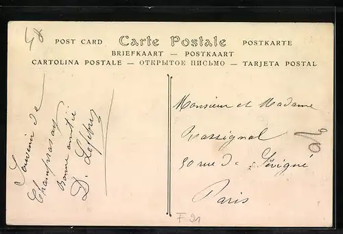 AK Ris-Orangis, Vue sur le Sanatorium